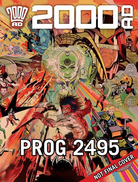 2000 AD PROG #2495 ISBN: 86001561420924951 - FOC DATE: 6/28/26  - Release Date: 8/26/26