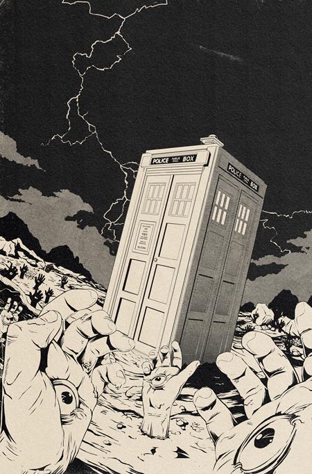DOCTOR WHO CIRCUIT BREAKER #2 (OF 2) CVR E FLOPS DALEK TAKEOVER COLOR YOUR OWN CARDSTOCK VAR ISBN: 65946034389100251 - FOC DATE: 7/12/26  - Release Date: 8/5/26