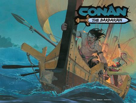 CONAN THE BARBARIAN #34 CVR G ESAD RIBIC WRAPAROUND CARDSTOCK VAR (MR) ISBN: 79361173648103471 - FOC DATE: 7/19/26  - Release Date: 8/26/26