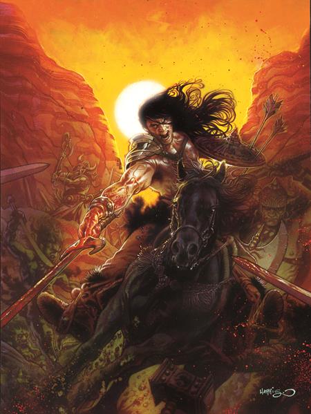 SAVAGE SWORD OF CONAN REFORGED #6 CVR D TONY HARRIS VIRGIN FOIL VAR (MR) ISBN: 65946035369200641 - FOC DATE: 7/5/26  - Release Date: 8/12/26
