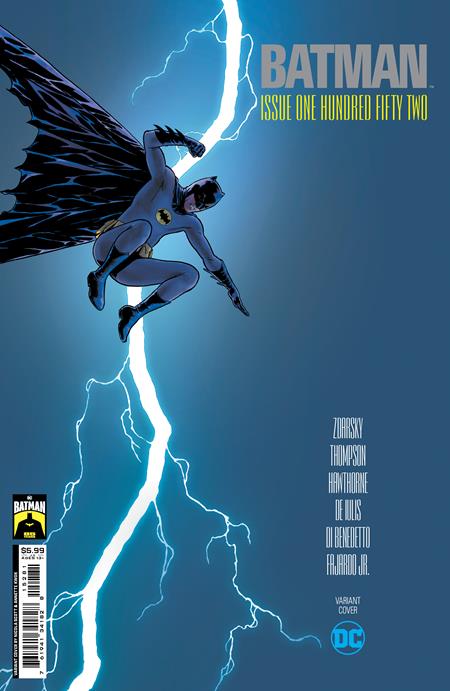 BATMAN #152 CVR F NICOLA SCOTT BATMAN 85TH ANNIVERSARY CARD STOCK VAR (ABSOLUTE POWER)  - Release Date:  9/4/24