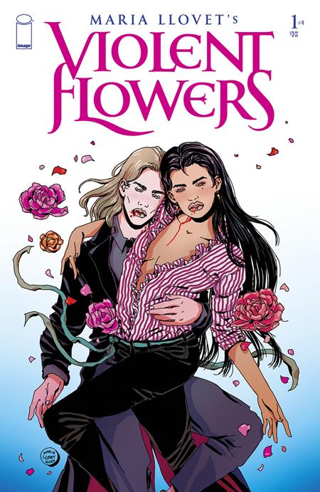 VIOLENT FLOWERS #1 (OF 4) CVR B MARIA LLOVET ROSES VAR (MR)  - Release Date:  9/25/24