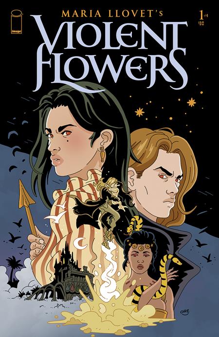 VIOLENT FLOWERS #1 (OF 4) CVR E JESÚS ORELLANA VAR (MR)  - Release Date:  9/25/24
