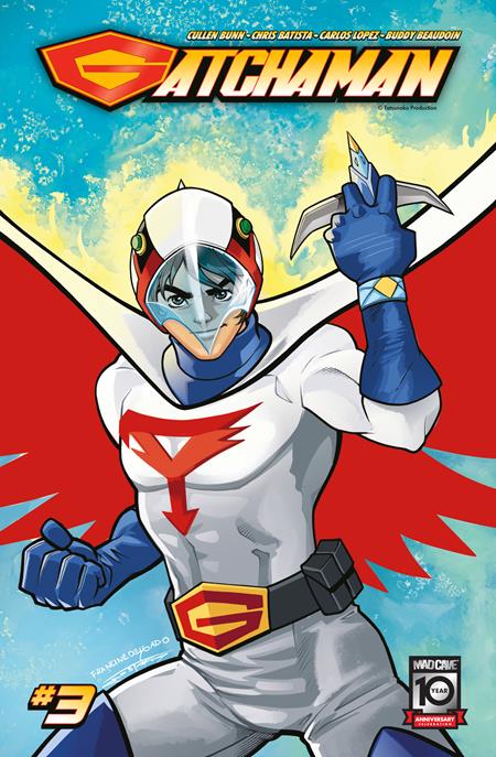 GATCHAMAN #3 CVR C INC 1:10 FRANCINE DELGADO KEN THE EAGLE VAR  - Release Date:  9/11/24