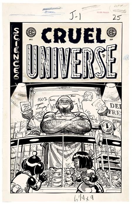 EC CRUEL UNIVERSE #2 (OF 5) CVR D INC 1:20 RILEY ROSSMO B&W ARTIST EDITION VAR (MR)  - Release Date:  9/4/24