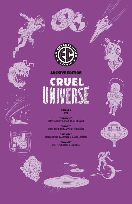 EC CRUEL UNIVERSE #2 (OF 5) CVR E INC 1:50 RIAN HUGHES ARCHIVE EDITION VAR (MR)  - Release Date:  9/4/24