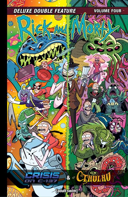 RICK AND MORTY DELUXE DOUBLE FEATURE HC VOL 4 (MR)  - Release Date:  10/2/24