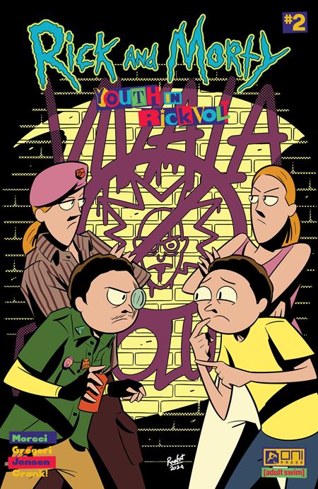 RICK AND MORTY YOUTH IN RICKVOLT #2 CVR B AHMED RAAFAT VAR (MR)  - Release Date:  9/18/24