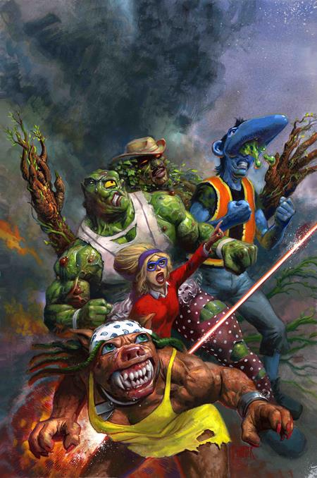 TOXIC AVENGER COMICS #3 CVR C FRED HARPER EXCLUSIVE TRADING CARD BY ROB STEEN VAR (MR) - 9/17/25 - Release Date:  9/17/25