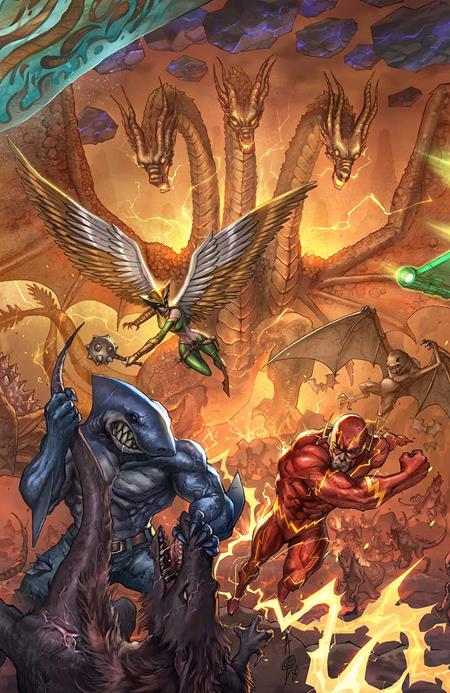 JUSTICE LEAGUE VS GODZILLA VS KONG 2 #4 (OF 7) CVR C ALAN QUAH CARD STOCK VAR - 9/3/25 - Release Date:  9/3/25