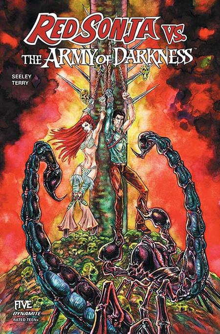 RED SONJA VS ARMY OF DARKNESS #5 CVR D NIKKOL JELENIC VAR - 8/27/25 - Release Date:  8/27/25