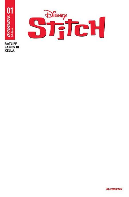 STITCH #1 CVR G BLANK AUTHENTIX VAR - 8/27/25 - Release Date:  8/27/25