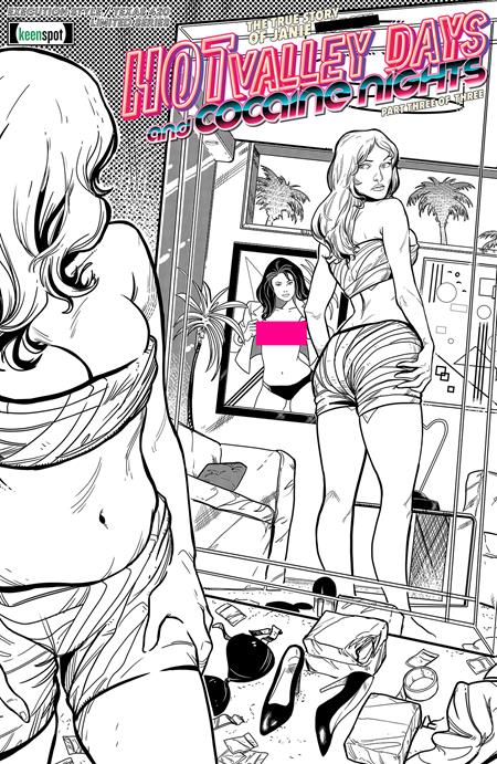 HOT VALLEY DAYS #3 CVR B FARID KARAMI COLORING BOOK VAR (MR) - ISBN: 60283502311900321 - Release Date:  9/17/25