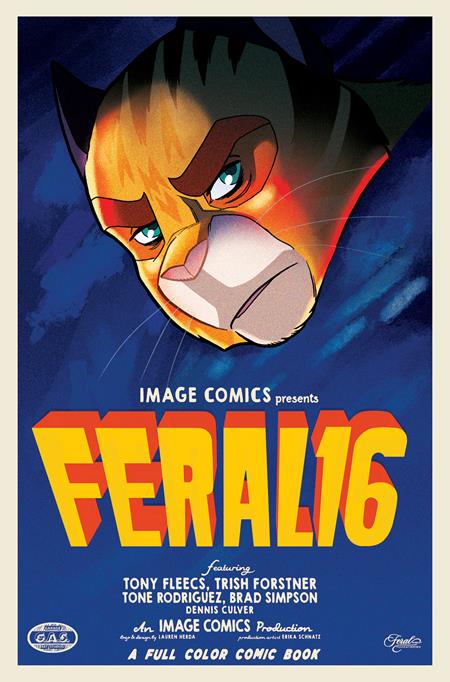 FERAL #16 CVR B TRISH FORSTNER & TONY FLEECS MOVIE POSTER HOMAGE VAR - 9/10/25 - Release Date:  9/10/25