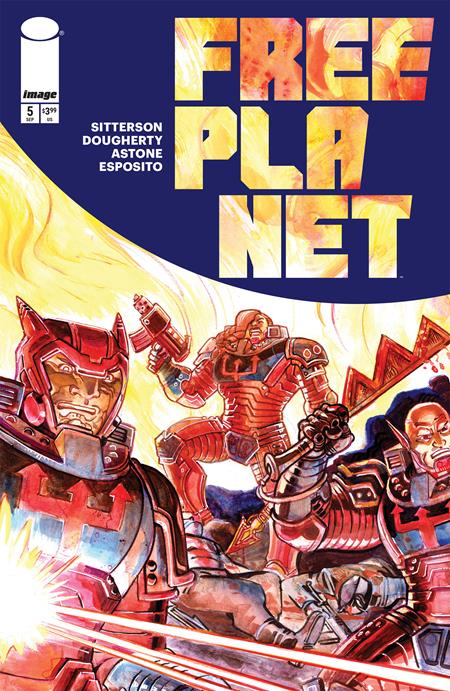 FREE PLANET #5 CVR A JED DOUGHERTY - 9/10/25 - Release Date:  9/10/25