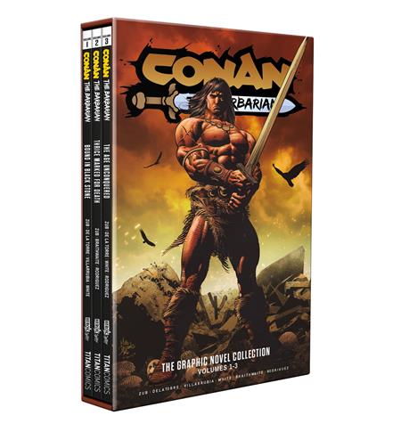 CONAN THE BARBARIAN TP VOL 01-03 SLIPCASE SET REGULAR EDITION MIKE DEODATO (MR) - 9/10/25 - Release Date:  9/10/25