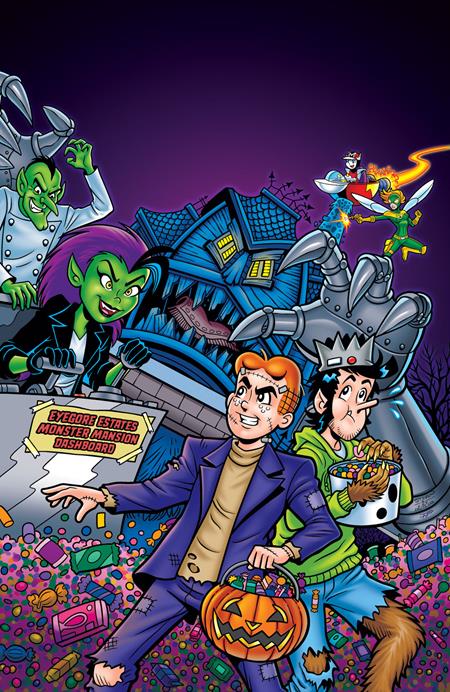 ARCHIES HALLOWEEN SPECTACULAR (ONE SHOT) CVR D STEVEN BUTLER LILY BUTLER FOIL FULL ART VAR ISBN: 76281624726900141 - FOC DATE: 8/16/26  - Release Date: 9/16/26