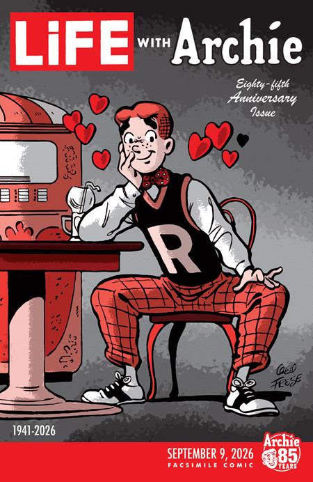 LIFE WITH ARCHIE #1 FACSIMILE CVR E GEORGE FRESE FOIL LIFE MAGAZINE VAR ISBN: 76281656743500151 - FOC DATE: 8/2/26  - Release Date: 9/9/26