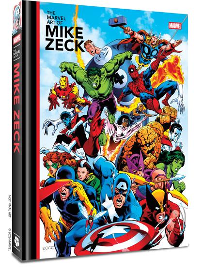 MARVEL ART OF MIKE ZECK HC DIRECT MARKET EXCLUSIVE ISBN: 978195175786158000 - FOC DATE: 7/26/26  - Release Date: 10/28/26