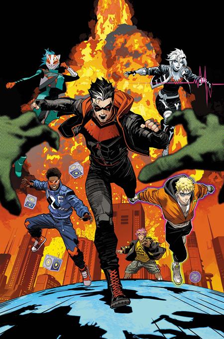 TEEN TITANS #1 CVR B DAN MORA CARD STOCK VAR ISBN: 76194139765800121 - FOC DATE: 8/9/26  - Release Date: 9/2/26