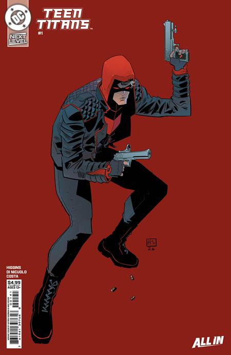 TEEN TITANS #1 CVR D HAYDEN SHERMAN NEXT LEVEL CARD STOCK VAR ISBN: 76194139765800141 - FOC DATE: 8/9/26  - Release Date: 9/2/26