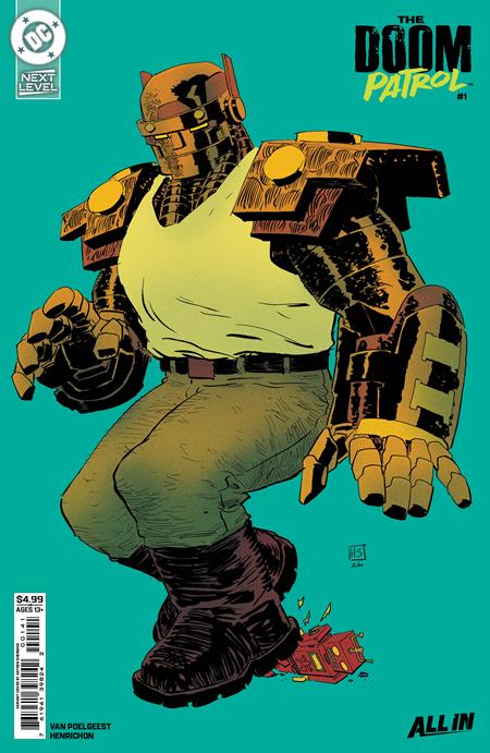 DOOM PATROL #1 CVR D HAYDEN SHERMAN NEXT LEVEL CARD STOCK VAR ISBN: 76194139824200141 - FOC DATE: 8/9/26  - Release Date: 9/2/26