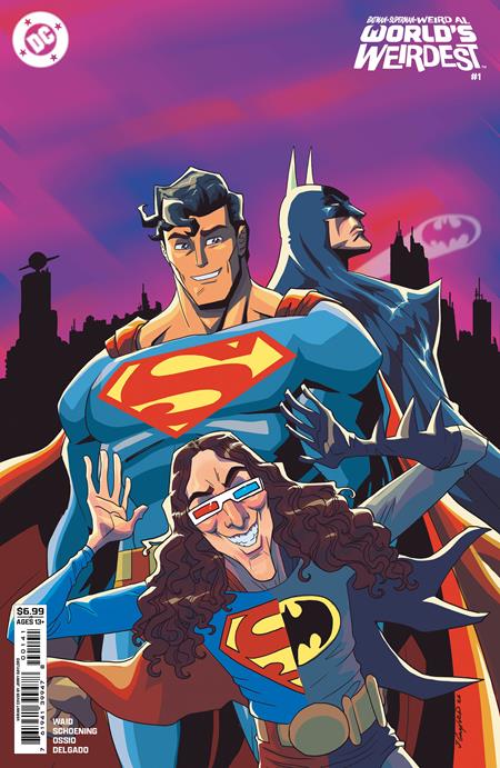 BATMAN SUPERMAN WEIRD AL WORLDS WEIRDEST #1 (ONE SHOT) CVR D JERRY GAYLORD CARD STOCK VAR ISBN: 76194139947800141 - FOC DATE: 8/9/26  - Release Date: 9/2/26