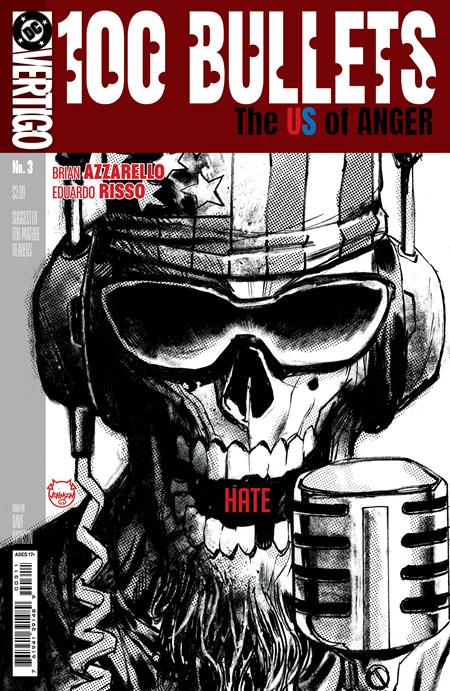 100 BULLETS THE US OF ANGER #3 (OF 8) CVR A DAVE JOHNSON (MR) ISBN: 76194139148900311 - FOC DATE: 8/9/26  - Release Date: 9/2/26