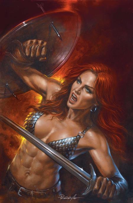 RED SONJA SHE DEVIL WITH A SWORD #5 CVR F LUCIO PARRILLO METAL PREMIUM VAR ISBN: 72513036484505061 - FOC DATE: 8/9/26  - Release Date: 9/16/26