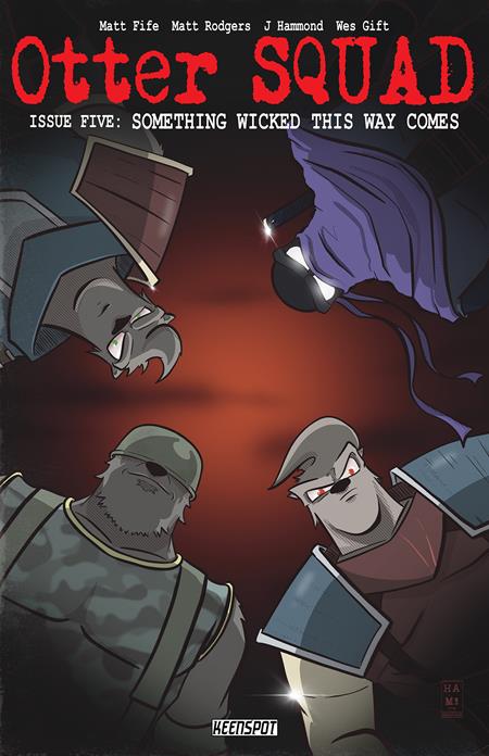 OTTER SQUAD #5 CVR B J HAMMOND THE BOYS HOMAGE BAGGED WITH TRADING CARD VAR ISBN: 60283502321800521 - FOC DATE: 8/2/26  - Release Date: 9/30/26