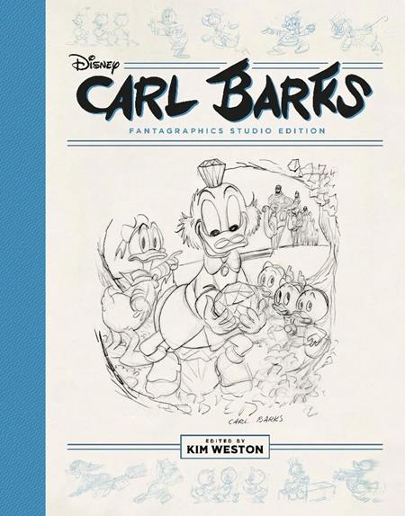 CARL BARKS PENCILS AND STORYBOARDS HC KING SCROOGE THE FIRST AND OTHER STORIES THE FANTAGRAPHICS STUDIO EDITION ISBN: 979887500246559999 - FOC DATE: 11/1/26  - Release Date: 12/2/26