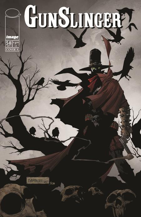 GUNSLINGER SPAWN #58 CVR A CARLO BARBERI ISBN: 70985303221205811 - FOC DATE: 8/30/26  - Release Date: 9/23/26