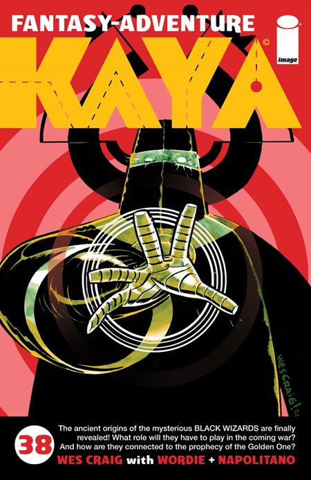 KAYA #38 CVR A WES CRAIG ISBN: 70985303591603811 - FOC DATE: 11/15/26  - Release Date: 12/9/26