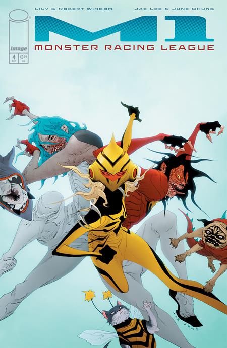 M1 MONSTER RACING LEAGUE #4 CVR A JAE LEE ISBN: 70985304702500411 - FOC DATE: 8/30/26  - Release Date: 9/23/26
