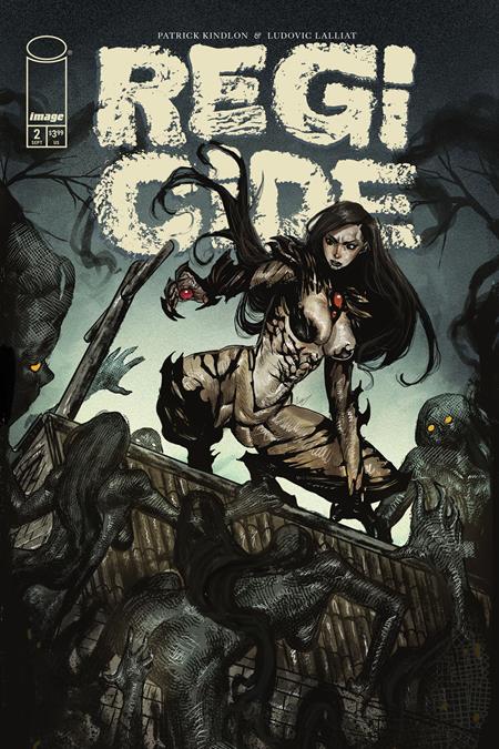 REGICIDE #2 (OF 4) CVR E AKILA GABRIEL WITCHBLADE TEAM UP VAR (MR) ISBN: 70985304831200251 - FOC DATE: 8/23/26  - Release Date: 9/16/26