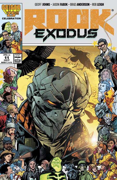 ROOK EXODUS #11 CVR D BRYAN HITCH & BRAD ANDERSON GEIGER #25 ANNIVERSARY VAR ISBN: 70985303968601141 - FOC DATE: 8/9/26  - Release Date: 9/2/26