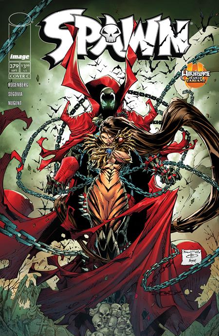 SPAWN #379 CVR C BRETT BOOTH WITCHBLADE TEAM UP VAR ISBN: 70985300214737931 - FOC DATE: 9/6/26  - Release Date: 9/30/26