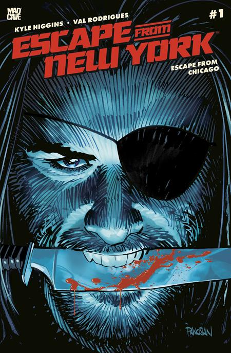 ESCAPE FROM NEW YORK ESCAPE FROM CHICAGO #1 CVR E DAN PANOSIAN FOIL CARD STOCK VAR ISBN: 60196140545501051 - FOC DATE: 8/30/26  - Release Date: 9/23/26