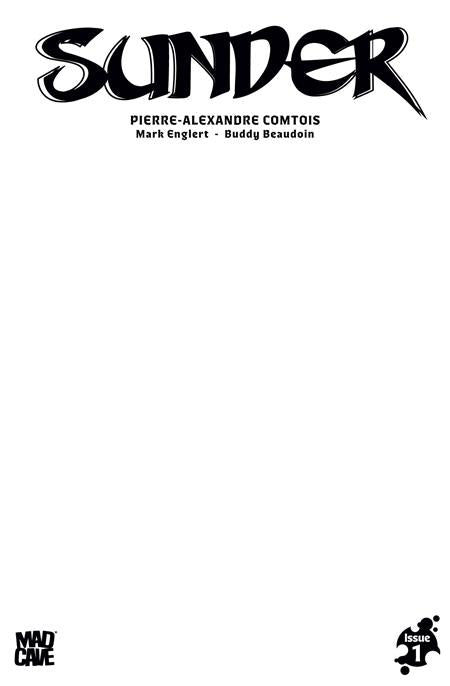SUNDER #1 CVR E BLANK SKETCH VAR ISBN: 60396240482601051 - FOC DATE: 9/6/26  - Release Date: 9/30/26
