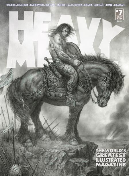 HEAVY METAL MAGAZINE #7 CVR B CALIBOS VAR ISBN: 85007130300100721 - FOC DATE: 8/9/26  - Release Date: 9/30/26