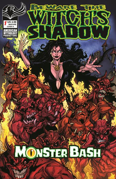 BEWARE THE WITCHS SHADOW MONSTER BASH #1 CVR A PUIS CALZADA (MR) ISBN: 78200334605600111 - FOC DATE: 9/6/26  - Release Date: 9/30/26
