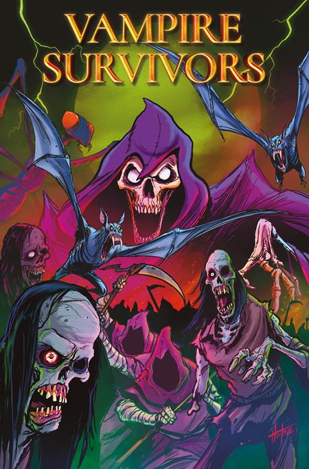 VAMPIRE SURVIVORS #1 (OF 4) CVR B DAVID HARTMAN VAR ISBN: 65946033781400121 - FOC DATE: 8/16/26  - Release Date: 9/9/26