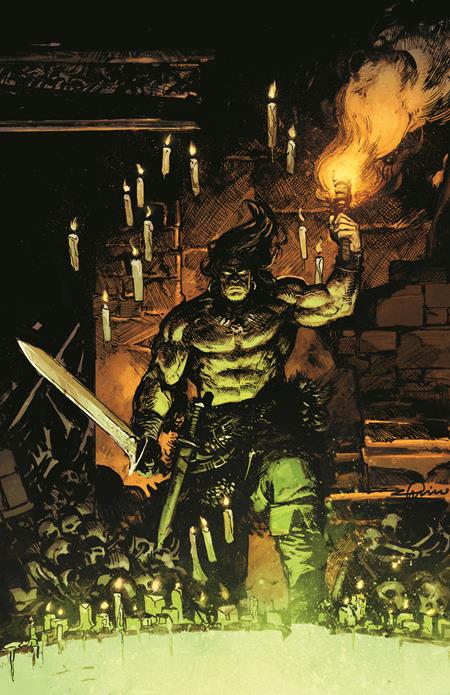 CONAN THE BARBARIAN TIDES OF THE TYRANT KING #1 (OF 4) CVR J GERARDO ZAFFINO VIRGIN CARDSTOCK VAR (MR) ISBN: 65946000603101101 - FOC DATE: 8/30/26  - Release Date: 9/23/26