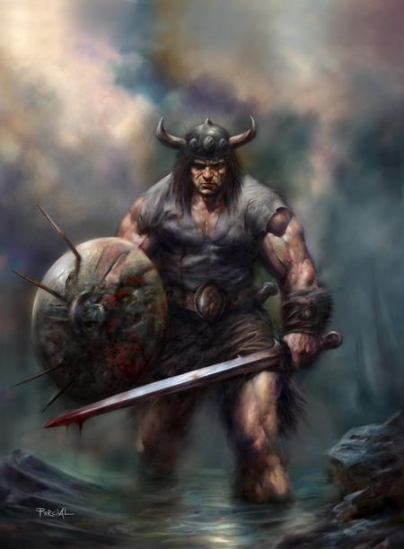 SAVAGE SWORD OF CONAN #16 CVR D NICK PERCIVAL VIRGIN CARDSTOCK VAR (MR) ISBN: 79361173690001641 - FOC DATE: 8/23/26  - Release Date: 9/16/26
