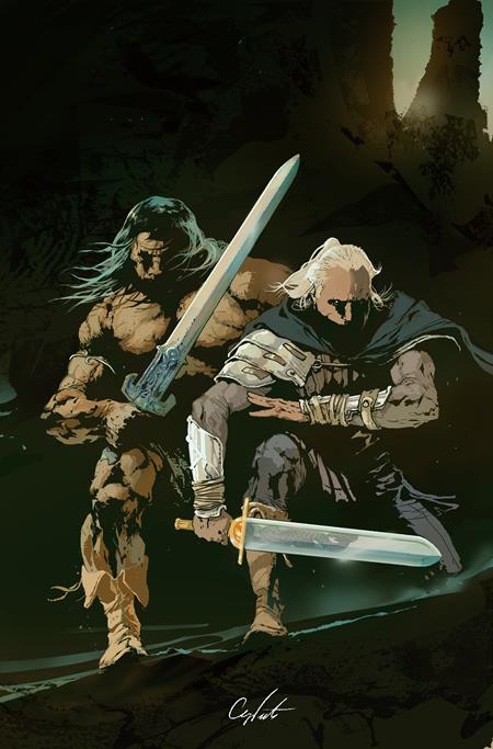 CONAN AND DRAGONERO #5 (OF 7) CVR B STEVAN SUBIC VIRGIN CARDSTOCK VAR (MR) ISBN: 65946045881600521 - FOC DATE: 8/9/26  - Release Date: 9/2/26