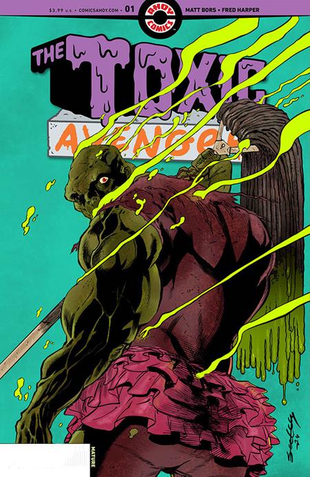 TOXIC AVENGER #1 (OF 5) CVR C 5 COPY TIM SEELEY UNLOCK VAR (MR)  - Release Date:  10/9/24