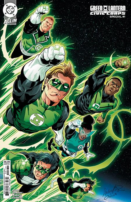GREEN LANTERN CIVIL CORPS SPECIAL #1 (ONE SHOT) CVR B SALVADOR LARROCA CARD STOCK VAR  - Release Date:  10/9/24