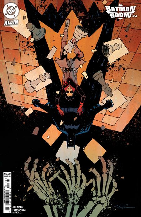 BATMAN AND ROBIN #14 CVR D CHRISTOPHER MITTEN CARD STOCK VAR  - Release Date:  10/9/24