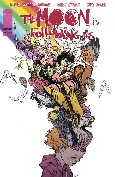 THE MOON IS FOLLOWING US #2 (OF 10) CVR B DANIEL WARREN JOHNSON & MIKE SPICER VAR  - Release Date:  10/23/24