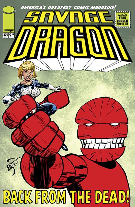 SAVAGE DRAGON #274 CVR A ERIK LARSEN (MR)  - Release Date:  1/1/25